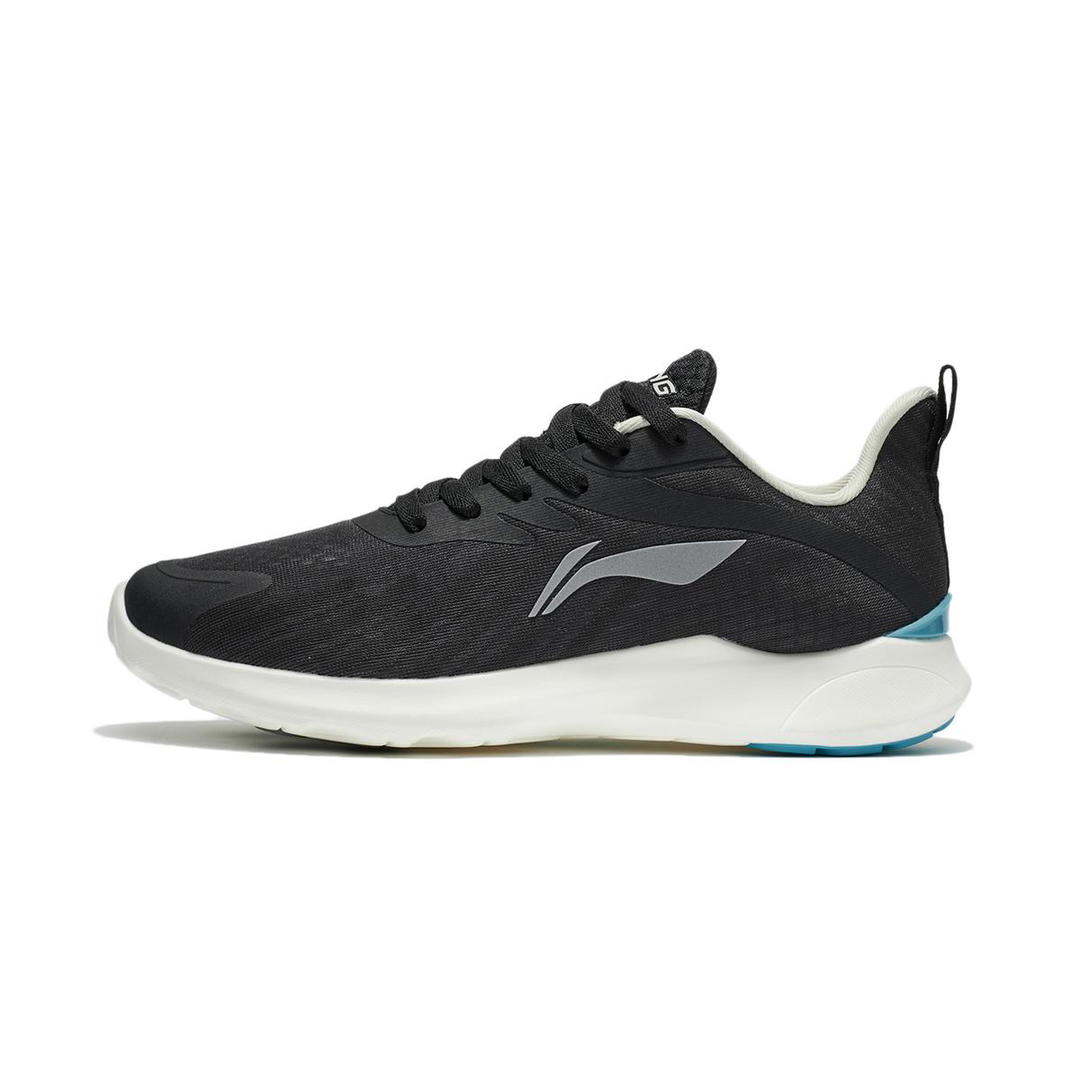 Li-Ning LiNing Elegance Series Cushioned Wear-Resistant Breathable Low-Top Running Shoes Men's Black