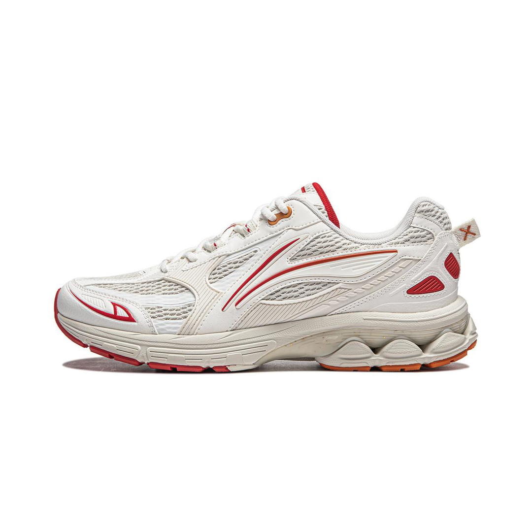 Li-Ning LiNing Shake 2.0 Cushioned Slip Resistant Low Top Casual Running Shoes Men's White Gray Red