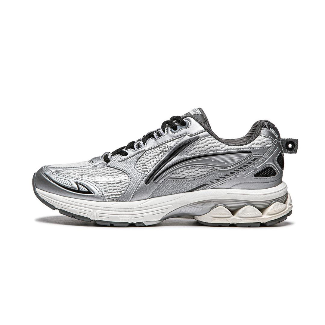 Li-Ning LiNing Shake 2.0 Cushioned Anti Slip And Wear Resistant Lightweight Low Top Casual Running Shoes Women's Silver Gray