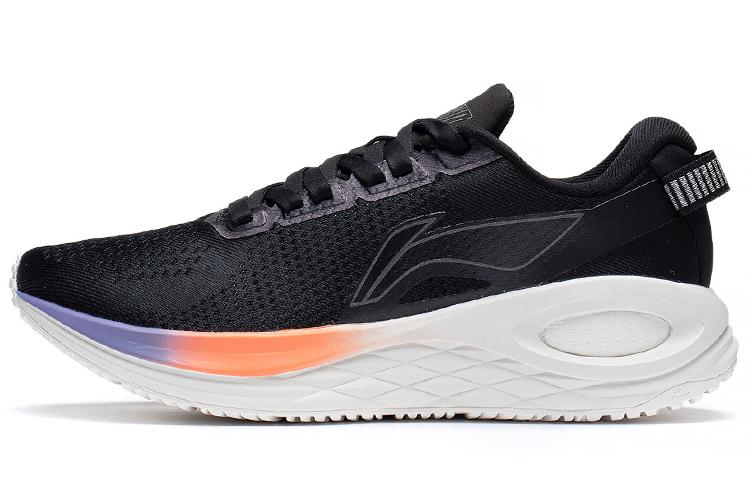 Li-Ning LINING Furious Rider 6.0 Running Shoes Women's Low-Top Phantom Black/Purple/Orange