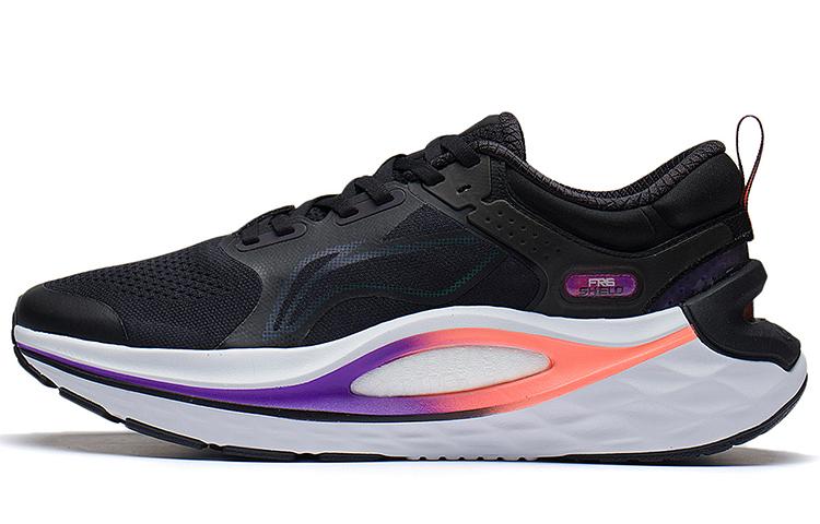 Li-Ning LiNing Furious Rider 6.0 Slip Resistant Breathable Support Rebound Low Top Running Shoes Men's Black