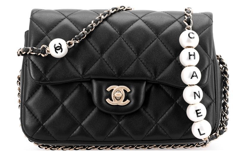 Chanel Chanel Lambskin Shoulder Bag Women's Black