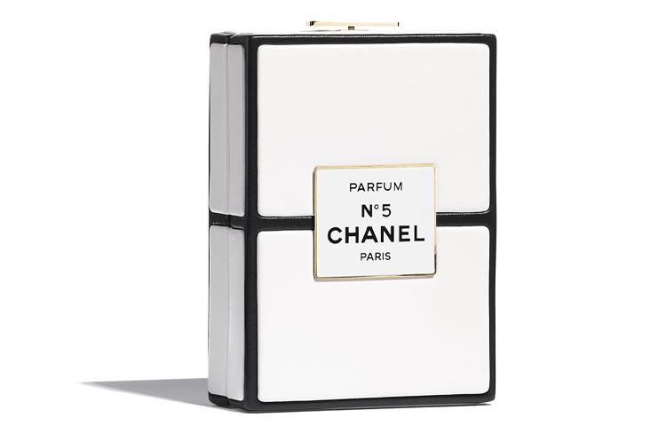 Chanel Chanel Lambskin Shoulder Bag Crossbody Bag Mini Women's White Black Multicolor