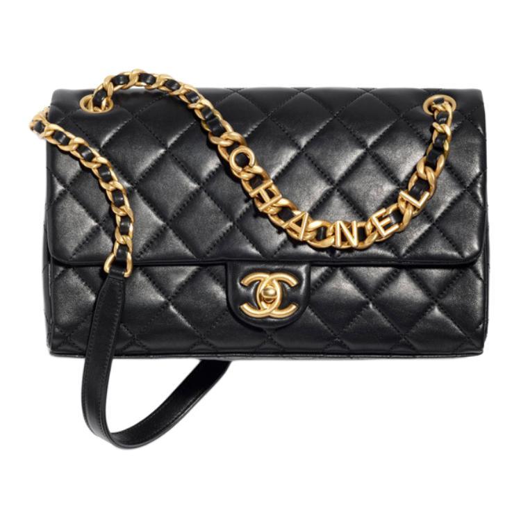 Chanel Chanel Lambskin Flap Crossbody Bag Shoulder Bag Women's Black