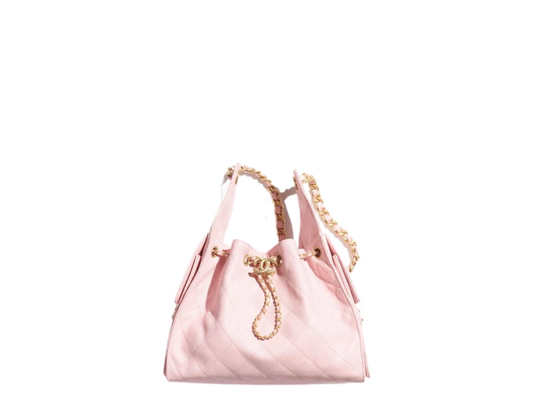 Chanel Chanel 25 Small Bag In Light Pink Grained Calfskin With Gold-Tone Metal Hardware