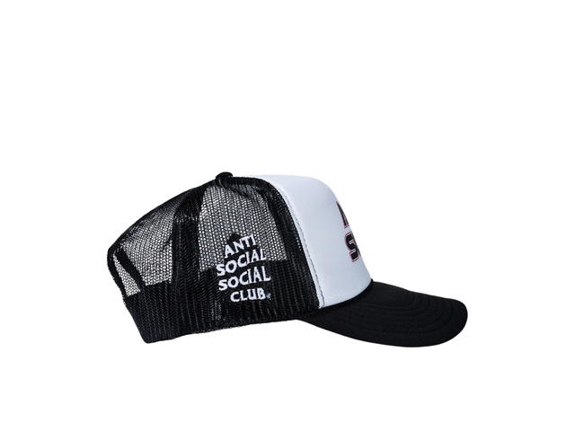 Anti Social Social Club Anti Social Social Club Racing Trucker Hat Black - view 3