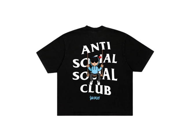 Anti Social Social Club Anti Social Social Club X Sad Boyz Season 2 Swing Tee Black - view 2