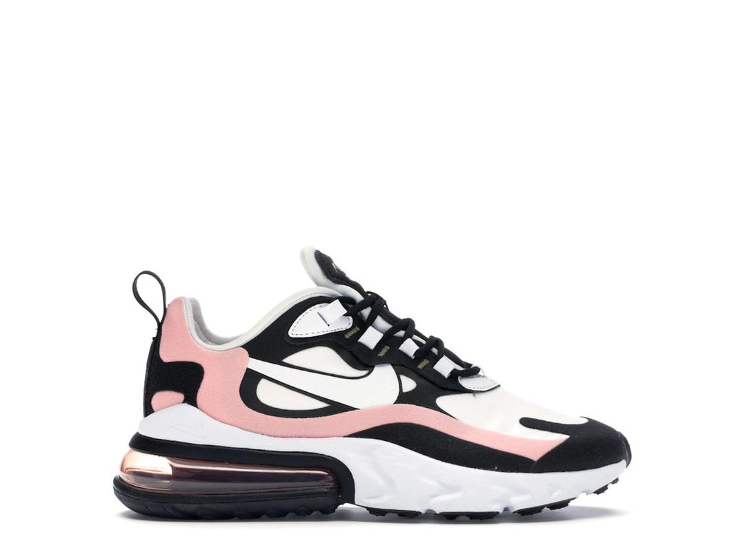 Nike Nike Air Max 270 React Black White Bleached Coral (Women's)