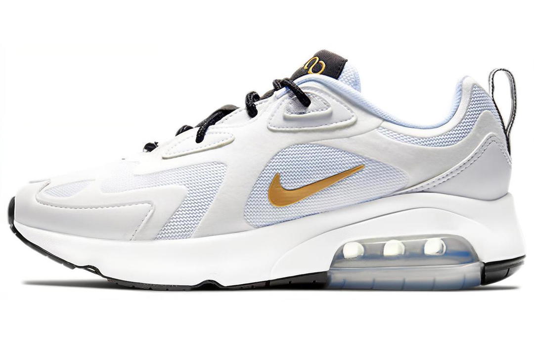 Nike Nike Air Max 200 White Metallic Gold Women's