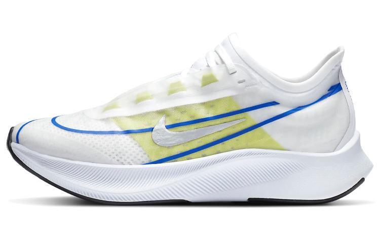 Nike Nike Zoom Fly 3 White Silver Blue Lime Women's