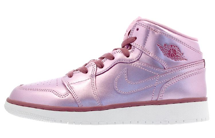 Jordan Jordan 1 Mid Pink Rise GS
