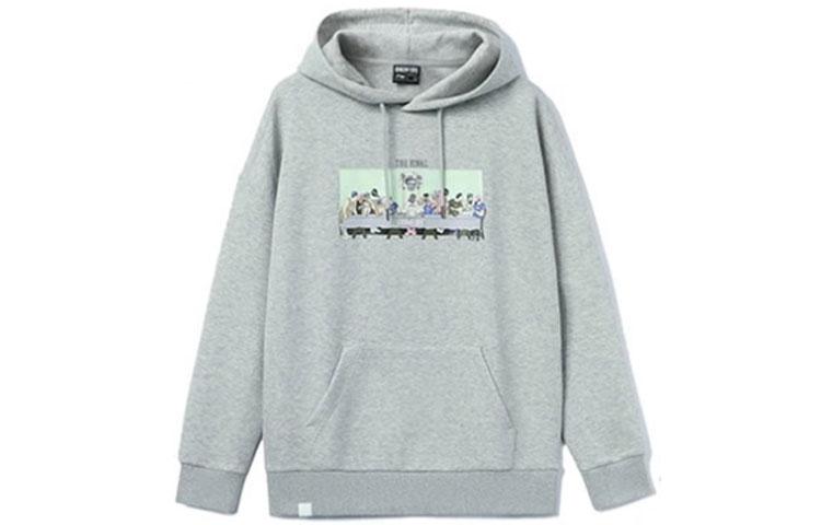 Li-Ning LiNing Badfive Sweatshirt Men's Heather Gray Brick Gray