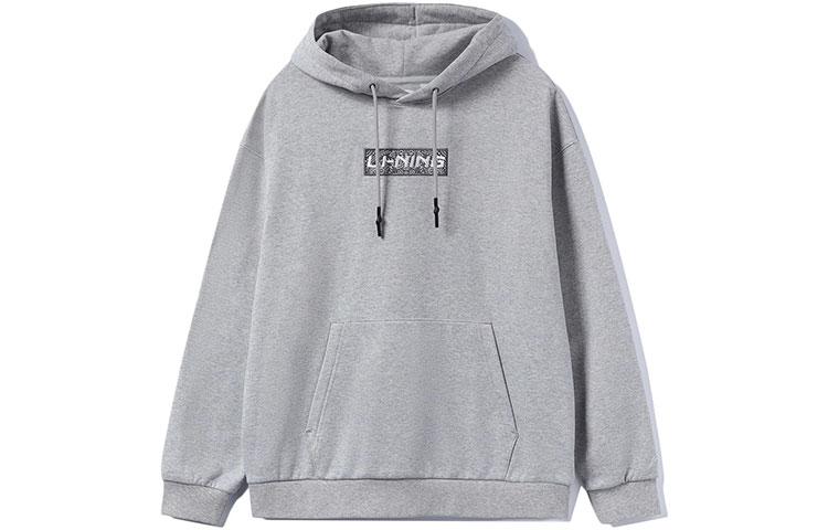 Li-Ning LiNing Sports Fashion Collection Sweatshirt Unisex Heather Gray Brick Gray