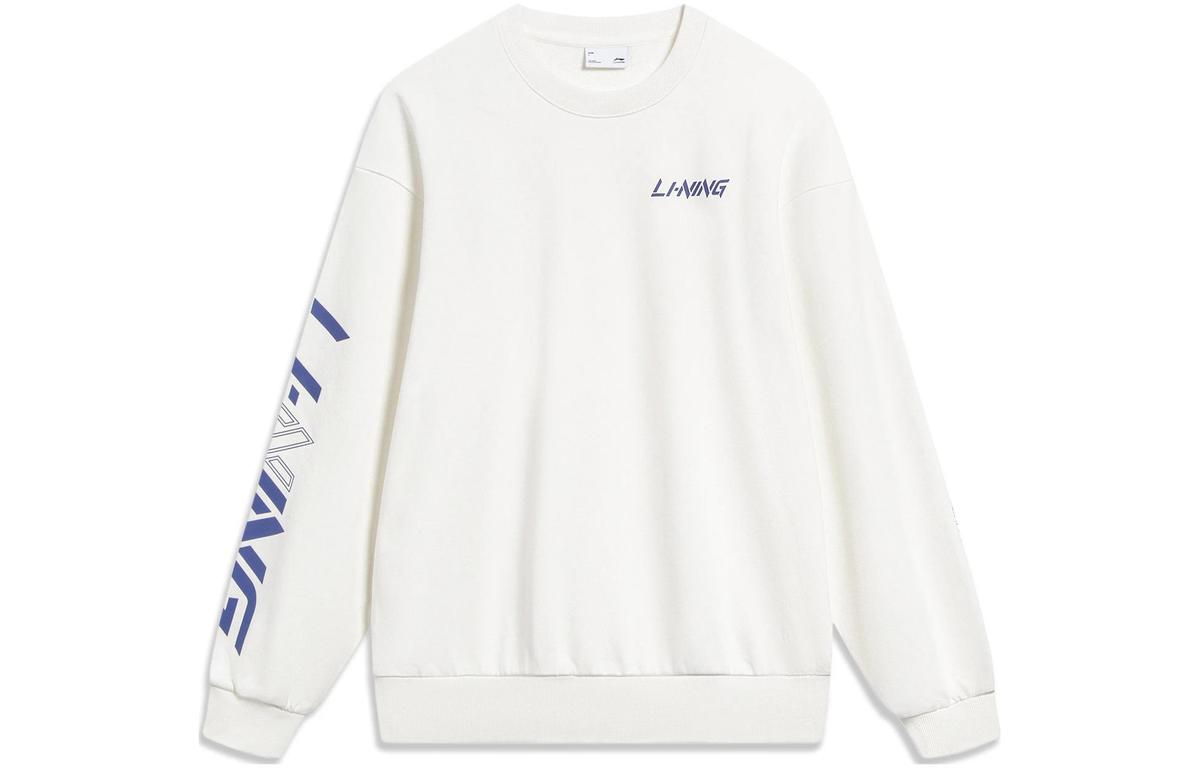 Li-Ning LiNing Sports Lifestyle Collection Sports Fashion Collection Sweatshirt Unisex White
