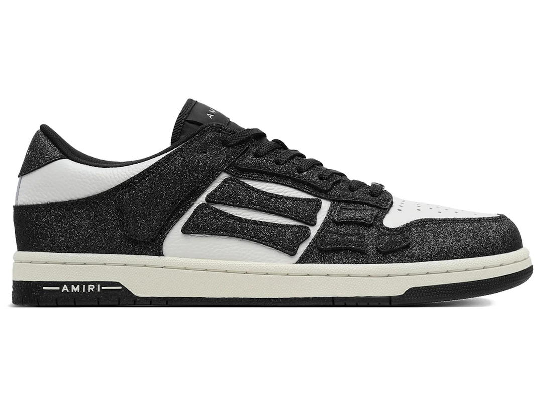 AMIRI AMIRI Skel Top Low Shimmer Black White (Women's)