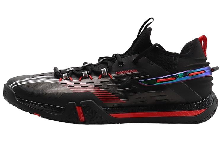 Li-Ning LiNing Saga Pro Cushioning Anti Slip And Wear Resistant Coverage Support Low Top Badminton Shoes Unisex Black