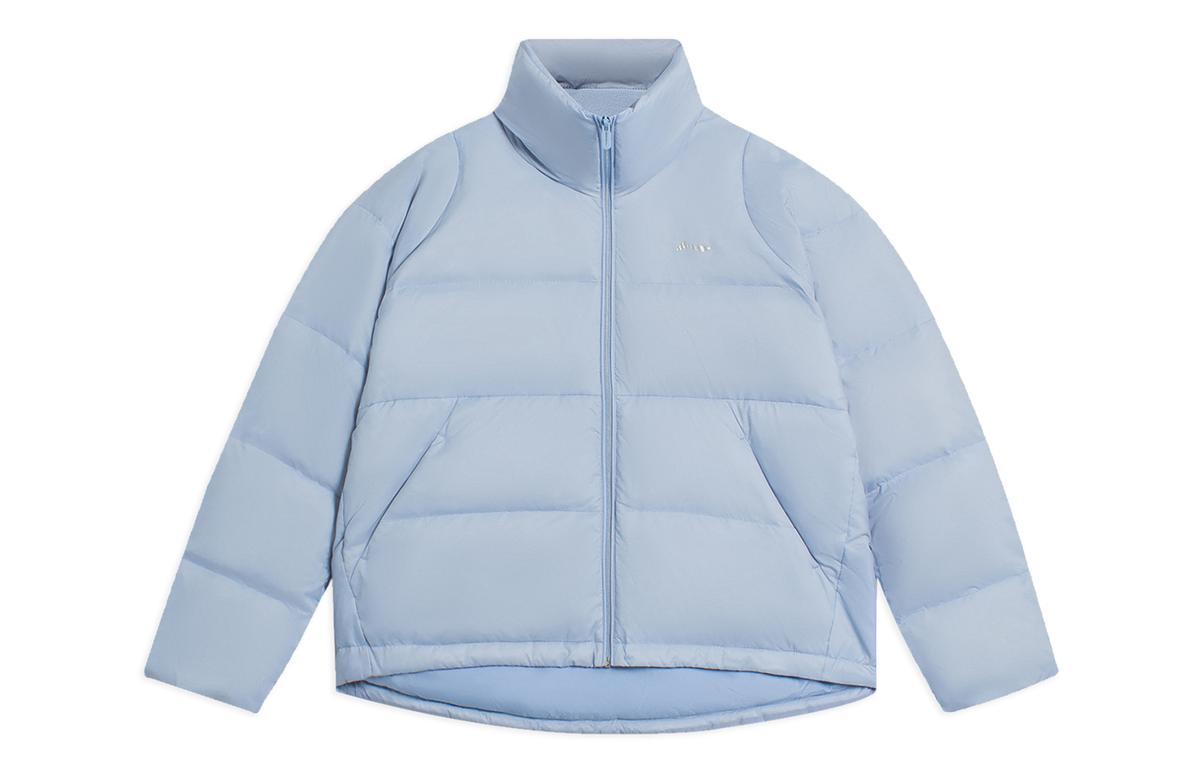 Li-Ning LINING Fitness Series Down Jackets Women's Soft Gray Blue