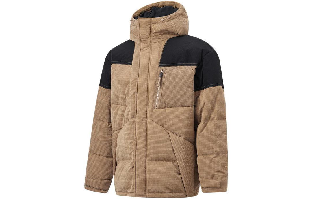 Li-Ning LiNing Sports Life Collection Down Jacket Men's Light Chestnut Brown