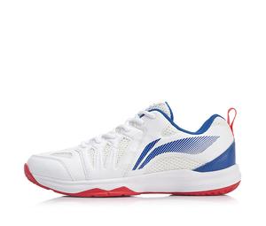 Buy LiNing Ace Cushioned Slip Resistant Abrasion Resistant Low Top Badminton Shoes Men's White Blue at Sasom – Authentic and Ready to Ship