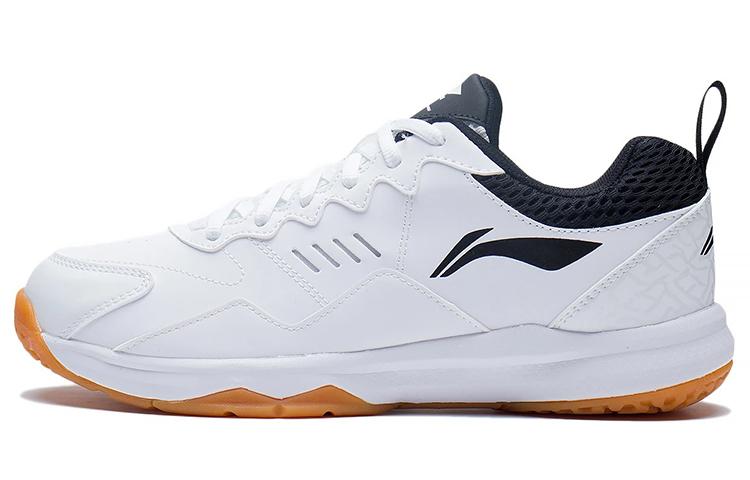Li-Ning LiNing Ace 21 V1 Anti Slip And Wear Resistant Breathable Low Top Badminton Shoes Unisex White Black