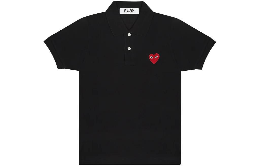 Comme des Garcons Comme Des Garcons Play Red Emblem Polo