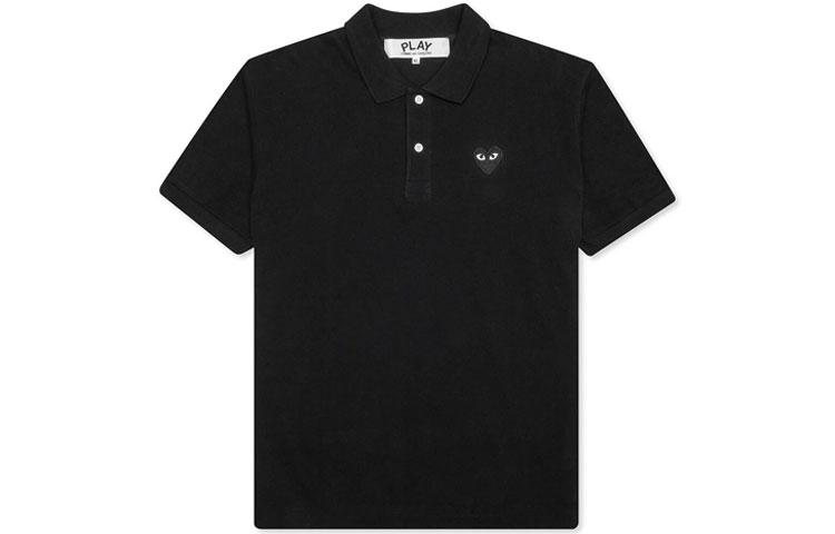 Comme des Garcons CDG Play Polo Shirts Men Black