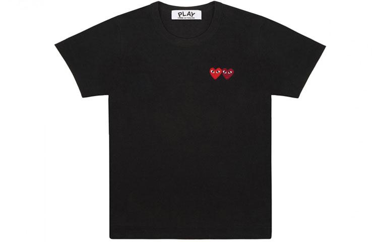 Comme des Garcons CDG Play Double Heart T Shirt