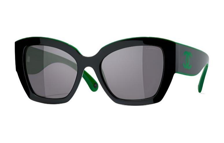 Chanel Chanel Butterfly Sunglasses Unisex Green
