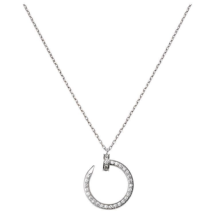Cartier Cartier 10's 18kt White Gold Juste Un Clou Diamond Necklace
