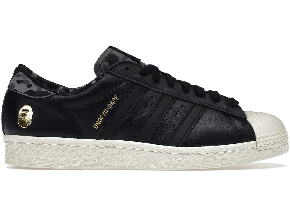 adidas adidas Superstar 80s Undefeated Bape Black