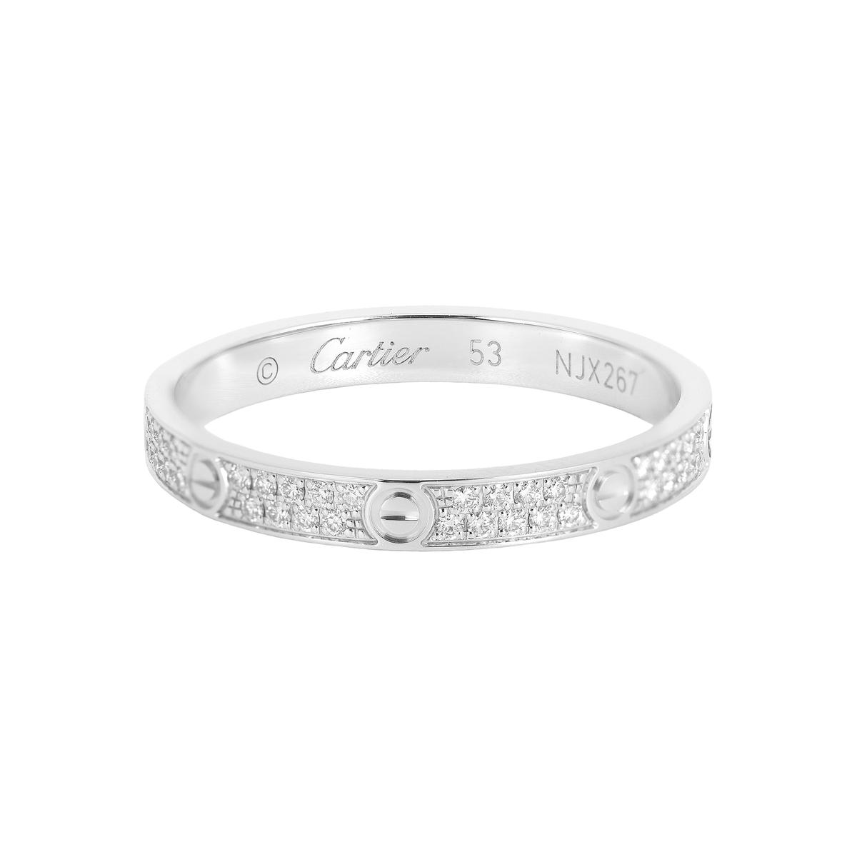 Cartier CARTIER 18K White Gold Rings Unisex