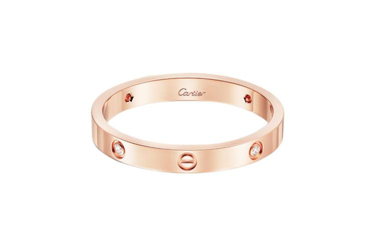 Cartier CARTIER 18K Rose Gold Diamonds Rings Women's Rose Gold