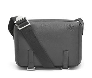 Buy LOEWE Military Messenger Bag In Soft Grained Calfskin Xs Anthracite at Sasom – Authentic and Ready to Ship