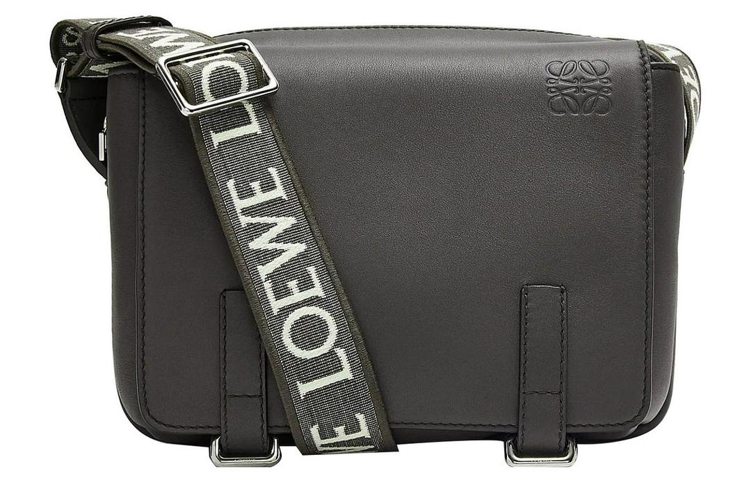 Loewe LOEWE Cow Leather Messenger Bag Shoulder Bag Crossbody Bag Extra Small Unisex Dark Gray