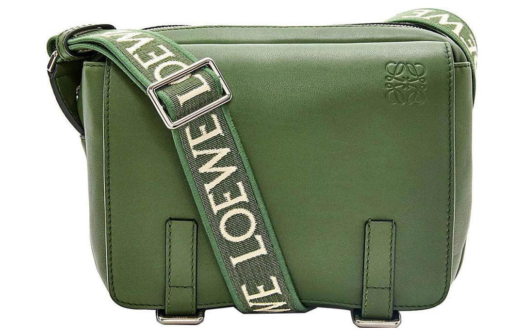 Loewe Loewe Cow Leather Messenger Bag, Shoulder Bag, Crossbody Bag Extra Small Men's Hunter Green