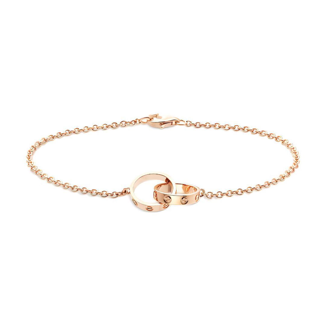 Cartier CARTIER LOVE Series 18K Rose Gold Bracelets Women's