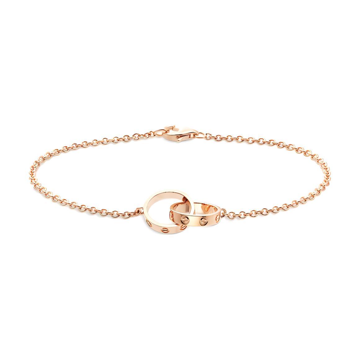 Cartier CARTIER LOVE Series 18K Rose Gold Bracelets Women's
