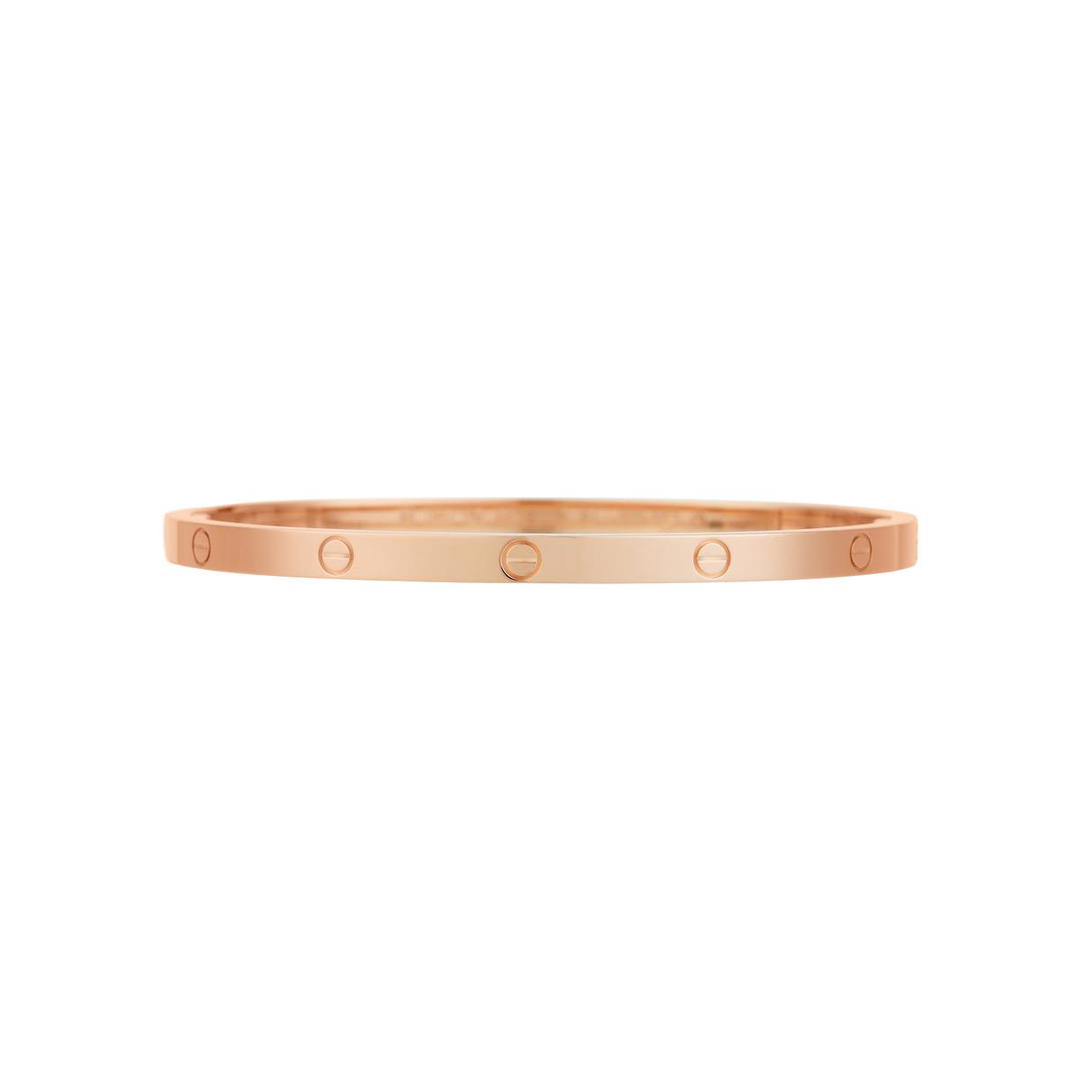 Cartier CARTIER LOVE Series 18K Rose Gold Bangles Women's
