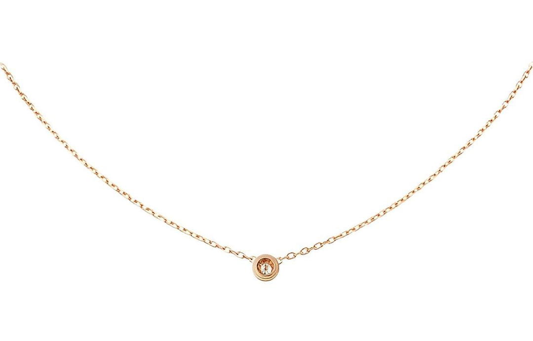 Cartier CARTIER D'Amour Collection 18K Rose Gold Necklaces Women's