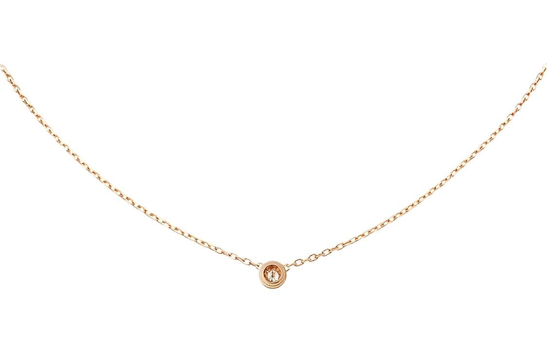 Cartier CARTIER D'Amour Collection 18K Rose Gold Necklaces Women's