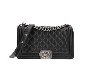 Buy Chanel Boy 10 Black Lamb Rhw at Sasom – Authentic and Ready to Ship