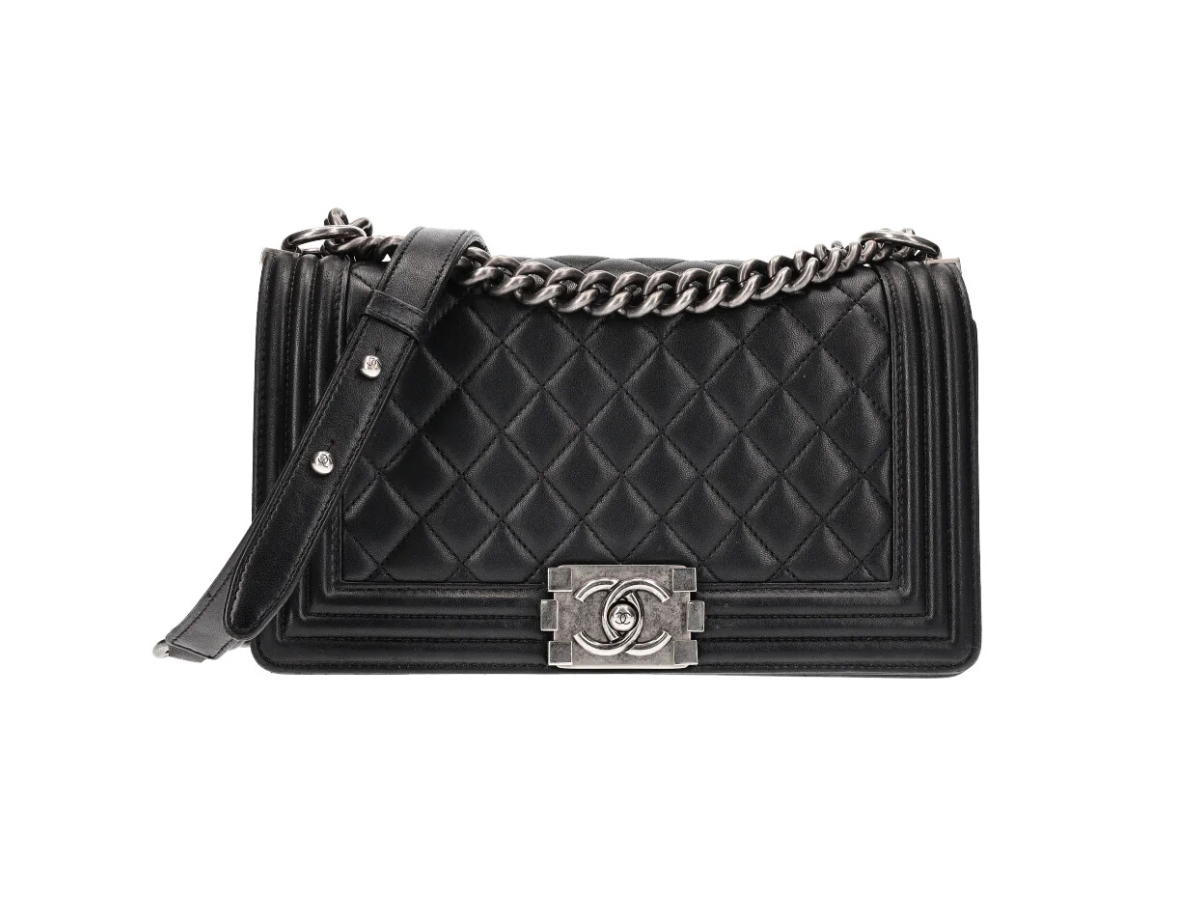 Chanel Chanel Boy 10 Black Lamb Rhw