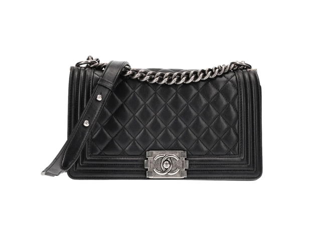 Chanel Chanel Boy 10 Black Lamb Rhw - view 1