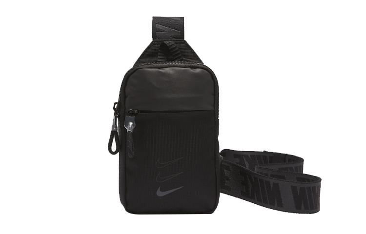 Nike Nike Polyester Nylon Cell Phone Pouch Shoulder Bag Crossbody Bag Fanny Pack Sling Bags Small Size Unisex Black