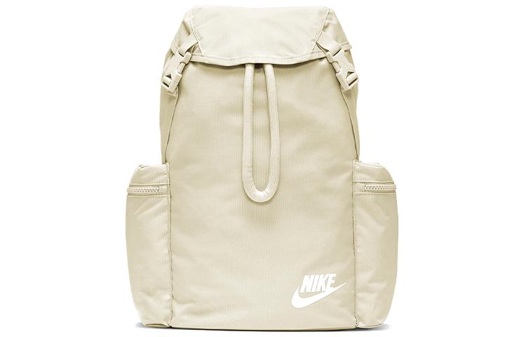 Nike Nike Heritage Polyester Backpack Regular Unisex Light Walnut Brown White