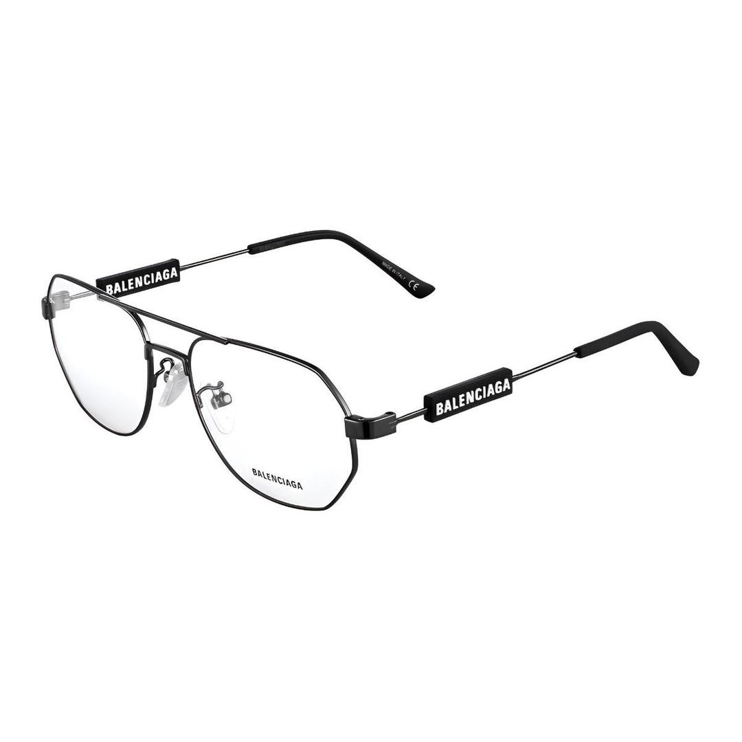 Balenciaga Balenciaga Alloy Aviator Optical Glasses Unisex Gray