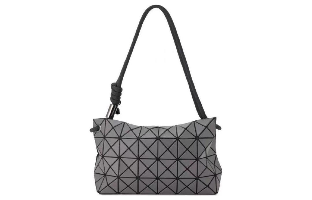 Issey Miyake ISSEY MIYAKE LOOP MATTE Polyvinyl Chloride Resin Handbag Shoulder Bag Women's Gray