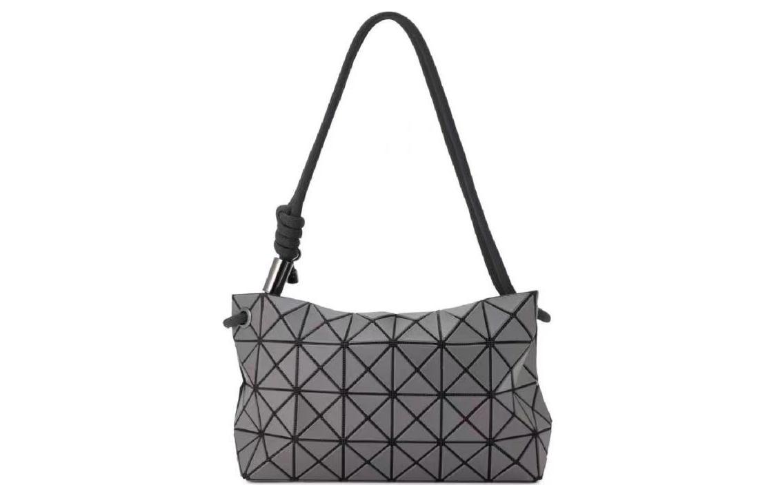 Issey Miyake ISSEY MIYAKE LOOP MATTE Polyvinyl Chloride Resin Handbag Shoulder Bag Women's Gray