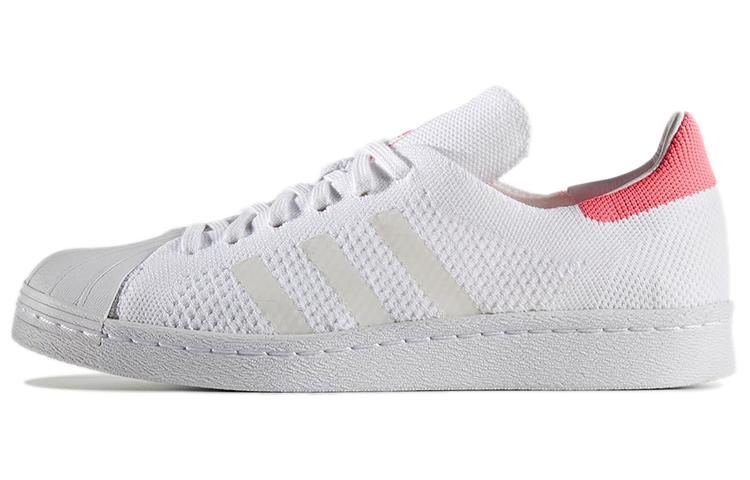 adidas Superstar Women's Adidas Originals 80s Primeknit 'White Solar Pink' Women's