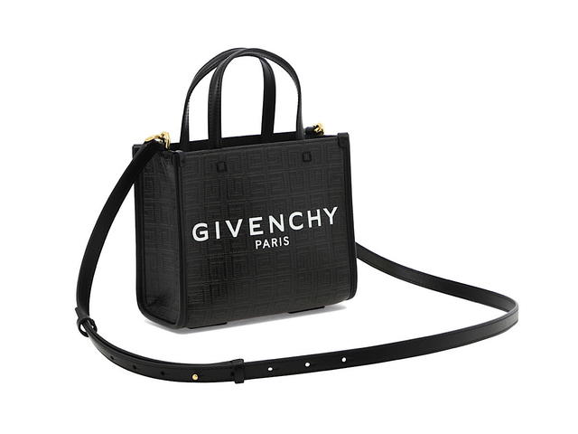 Givenchy Givenchy Mini G Handbagblack 74 Cotone 13 Acrilico 13 Poliuretano - view 2